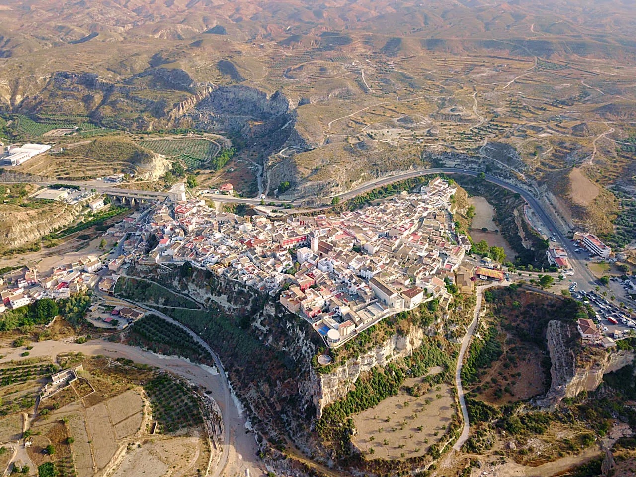 Imagen aérea de Sorbas