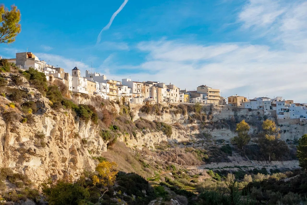 Casas colgantes de Sorbas